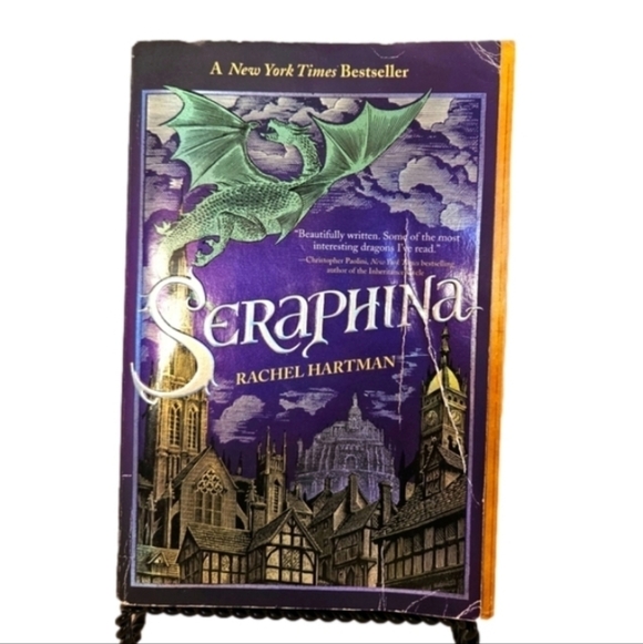 Seraphina Rachel Hartman  Can one girl unite two worlds? Kids Toy Book - Picture 1 of 12